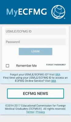 MyECFMG android App screenshot 1